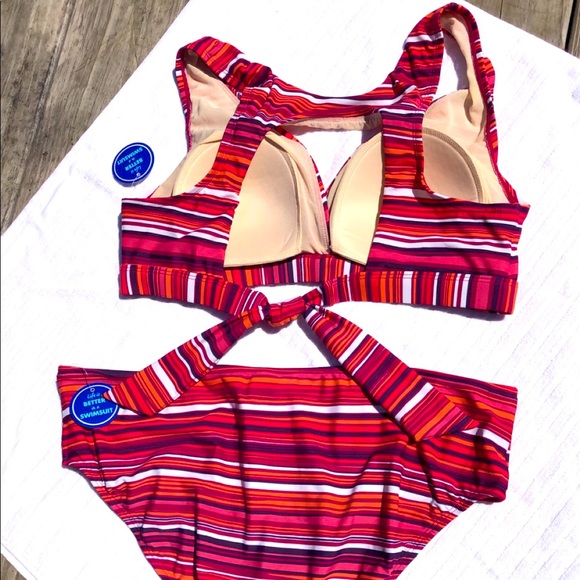 Striped Bikini Plus Size - Picture 3 of 5